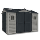 Duramax Apex Pro Shed 10ft x 8ft Adobe & Dark Grey