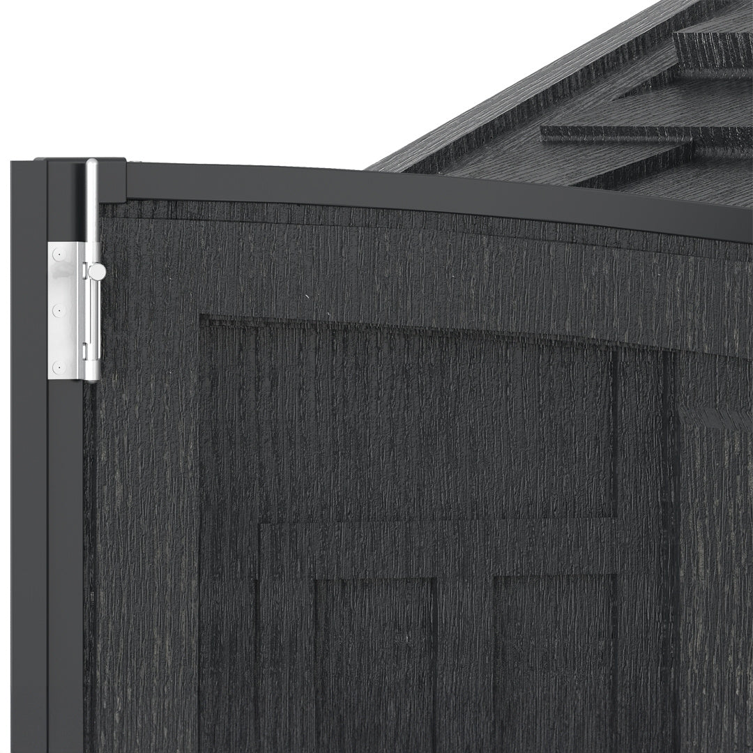 Duramax Apex Pro Shed 15ft x 8ft Adobe & Dark Grey