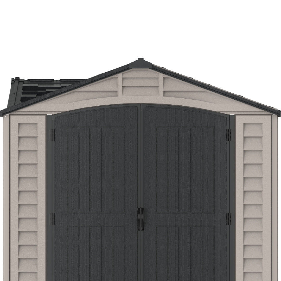 Duramax Apex Pro Shed 15ft x 8ft Adobe & Dark Grey