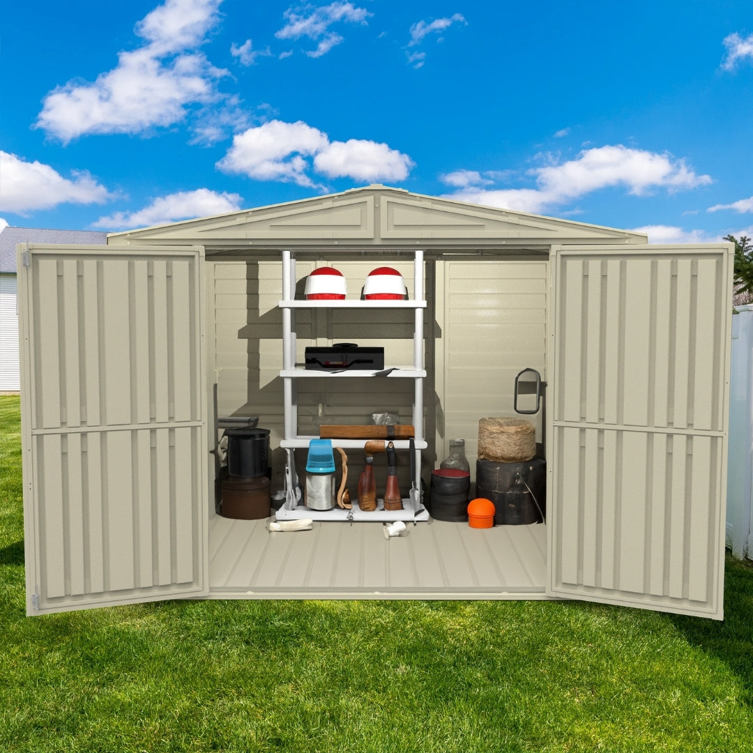 Duramax DuraMate Shed 8ft x 8ft Ivory