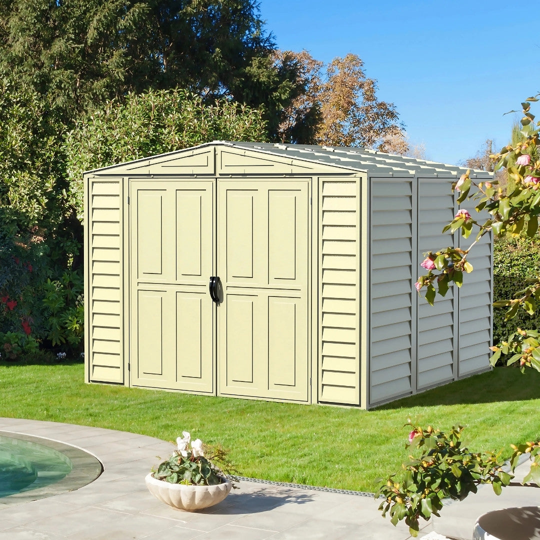 Duramax DuraMate Shed 8ft x 8ft Ivory