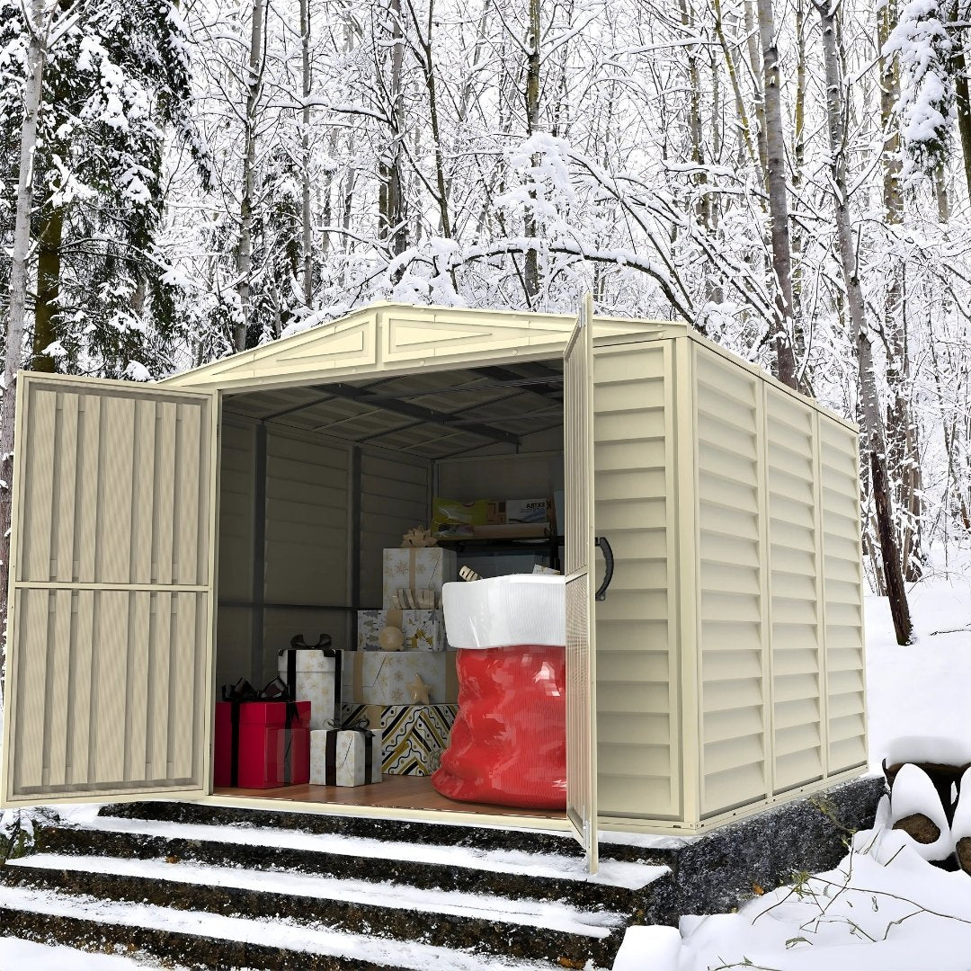 Duramax DuraMate Shed 8ft x 8ft Ivory
