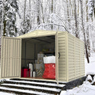 Duramax DuraMate Shed 8ft x 8ft Ivory