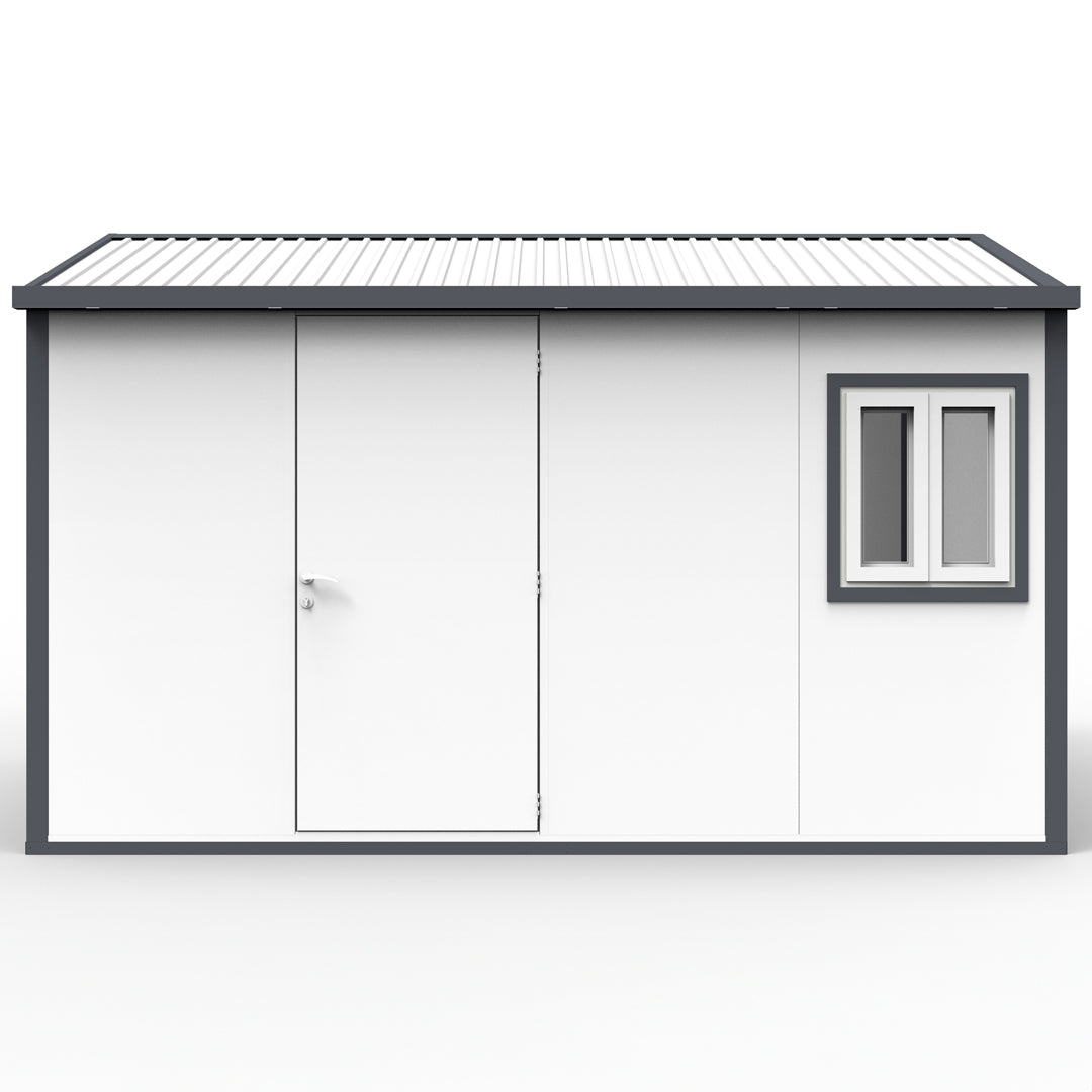 Duramax Gable Roof Building 13ft x 10ft White With Anthracite Trim