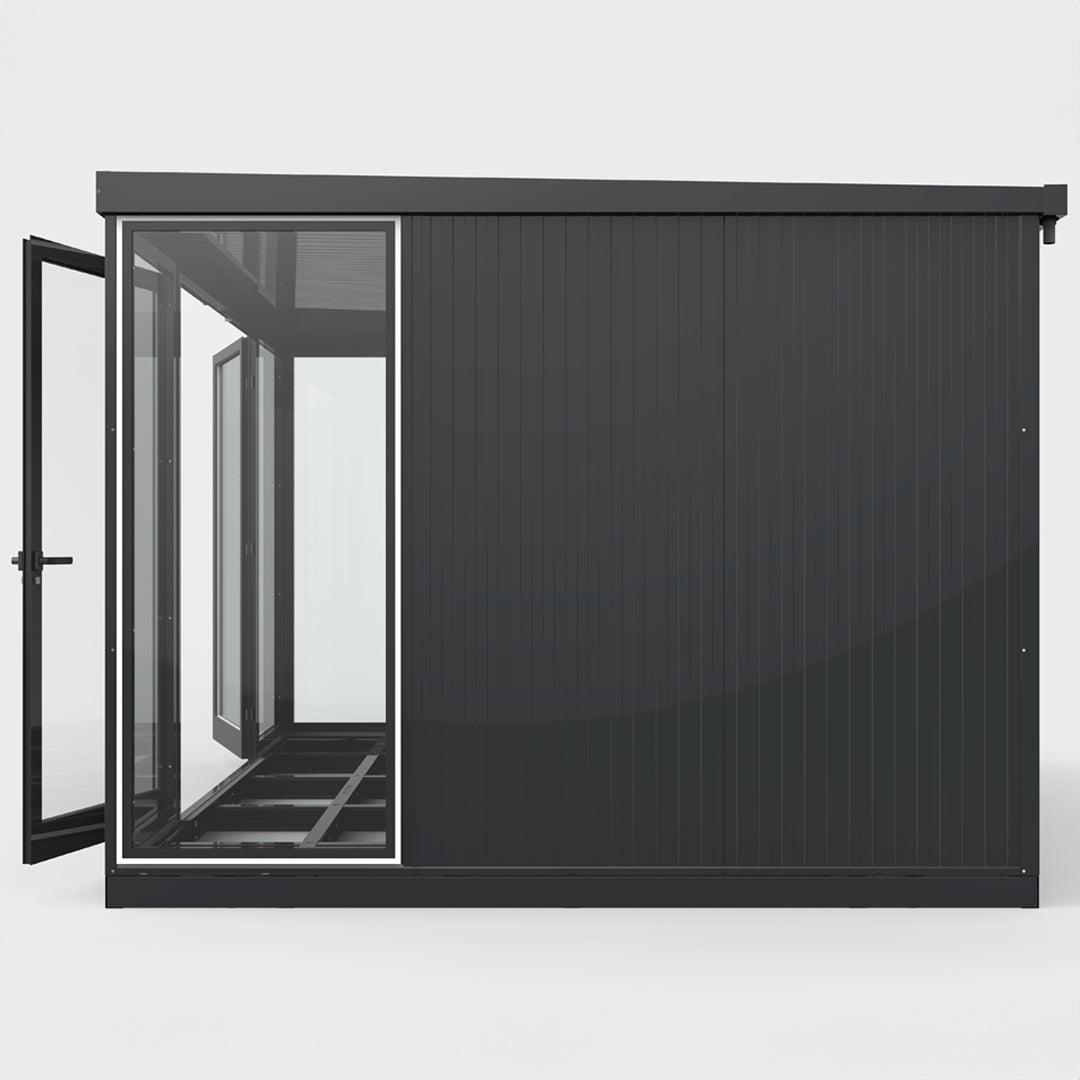Duramax Garden Glass Home 13ft x 10ft Anthracite Black Grey