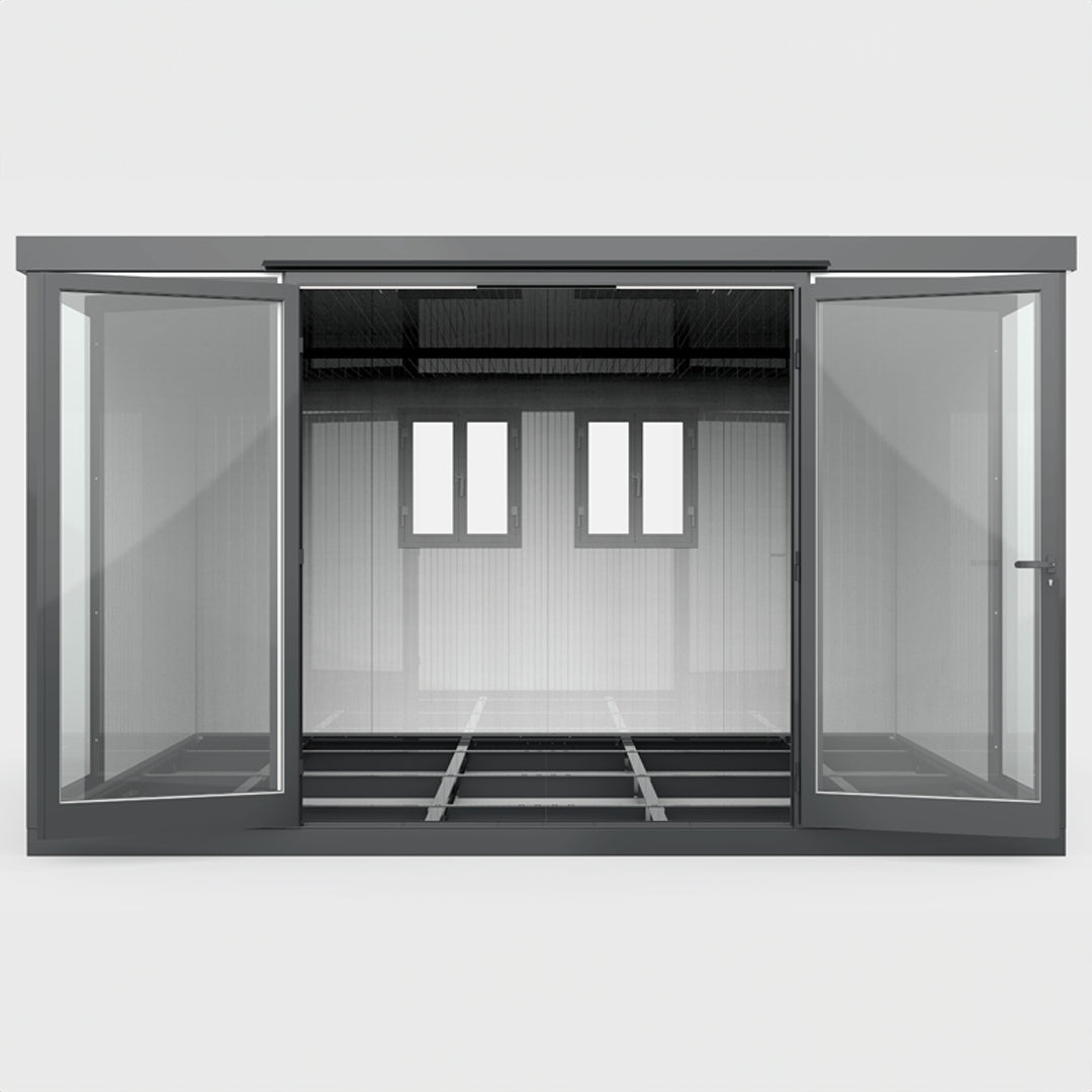 Duramax Garden Glass Home 13ft x 10ft Anthracite Black Grey