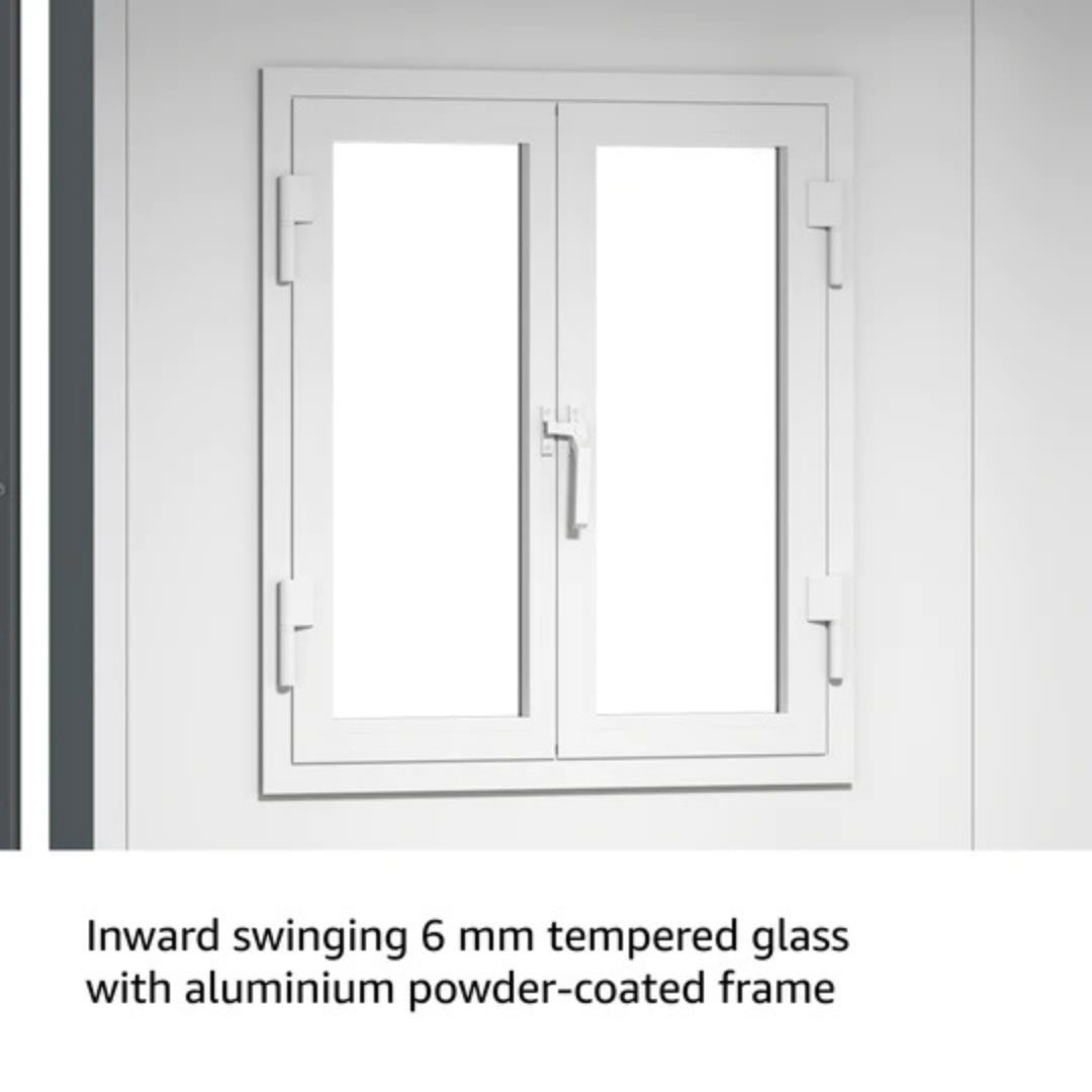 Duramax Garden Glass Home 13ft x 10ft Anthracite Black Grey