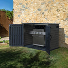 Duramax MultiStore Shed 2100 Liter 6ft x 3.5ft Shed Adobe & Dark Grey