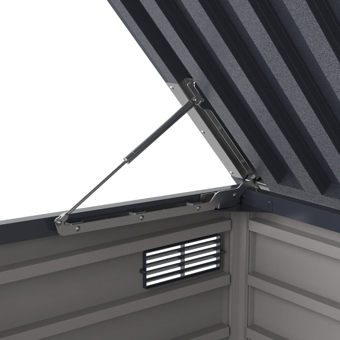 Duramax MultiStore Shed 2100 Liter 6ft x 3.5ft Shed Adobe & Dark Grey