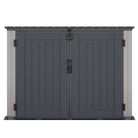 Duramax MultiStore Shed 2100 Liter 6ft x 3.5ft Shed Adobe & Dark Grey