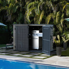 Duramax MultiStore Shed 2100 Liter 6ft x 3.5ft Shed Adobe & Dark Grey