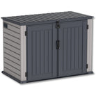 Duramax MultiStore Shed 2100 Liter 6ft x 3.5ft Shed Adobe & Dark Grey