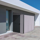 Duramax SideMate Plus Shed 4ft x 8ft Adobe & Dark Grey