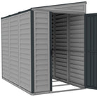 Duramax SideMate Plus Shed 4ft x 8ft Adobe & Dark Grey