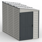 Duramax SideMate Plus Shed 4ft x 8ft Adobe & Dark Grey