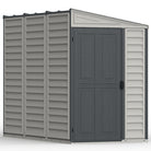 Duramax SideMate Plus Shed 4ft x 8ft Adobe & Dark Grey