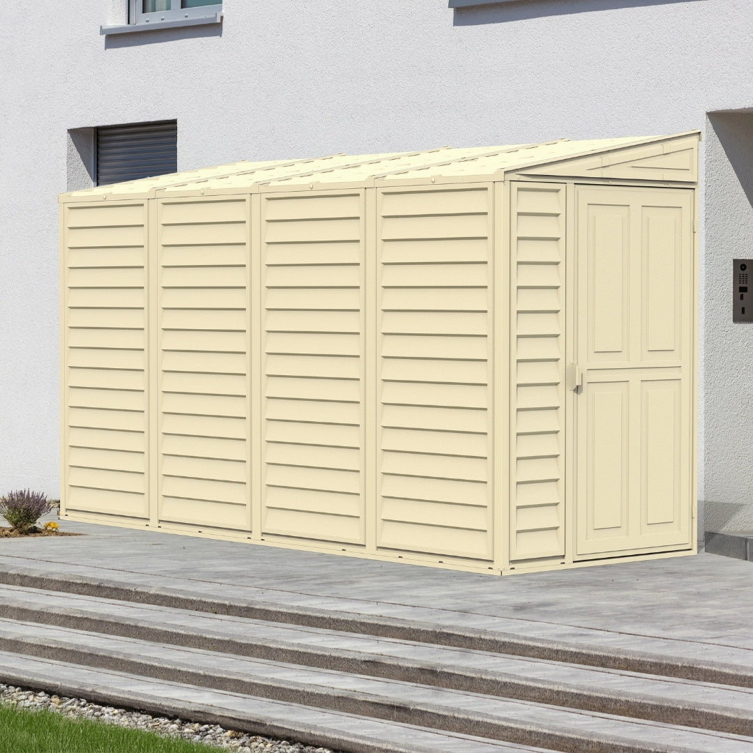 Duramax SideMate Shed 4ft x 10ft Ivory