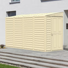 Duramax SideMate Shed 4ft x 10ft Ivory