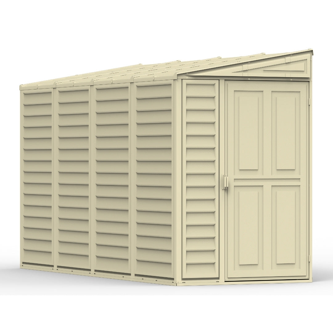 Duramax SideMate Shed 4ft x 10ft Ivory