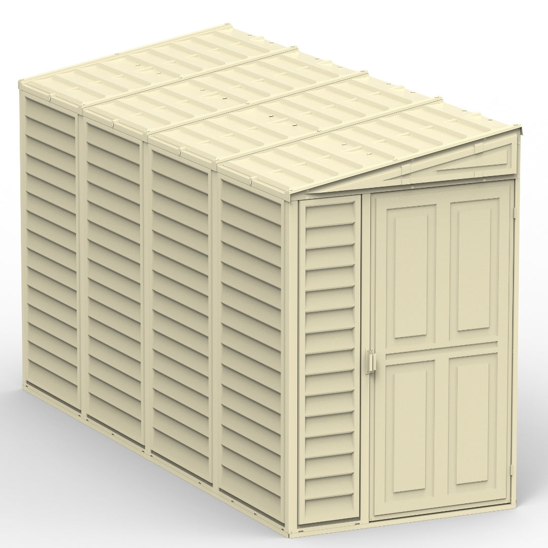Duramax SideMate Shed 4ft x 10ft Ivory