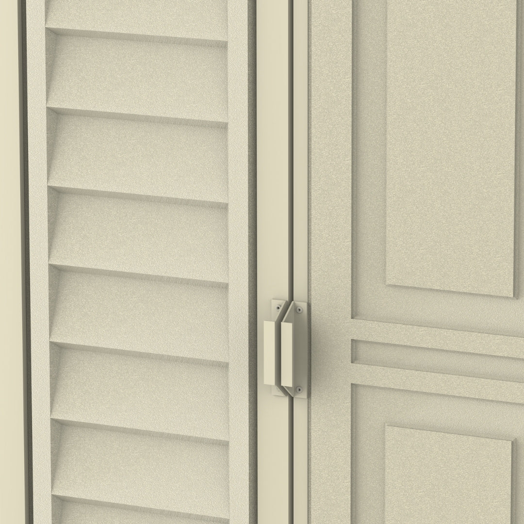 Duramax SideMate Shed 4ft x 10ft Ivory