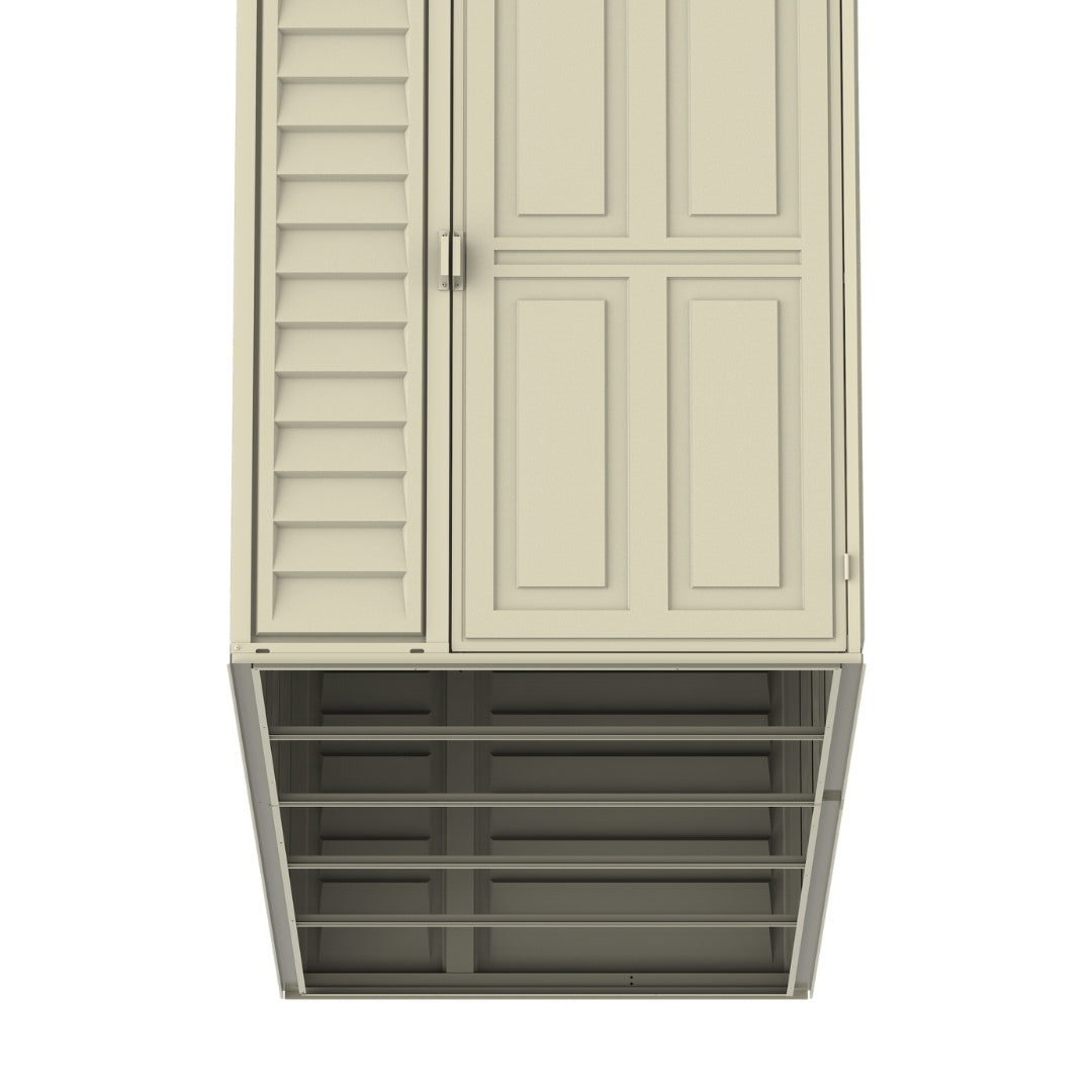 Duramax SideMate Shed 4ft x 10ft Ivory