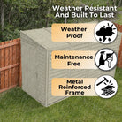 Duramax SideMate Shed 4ft x 10ft Ivory