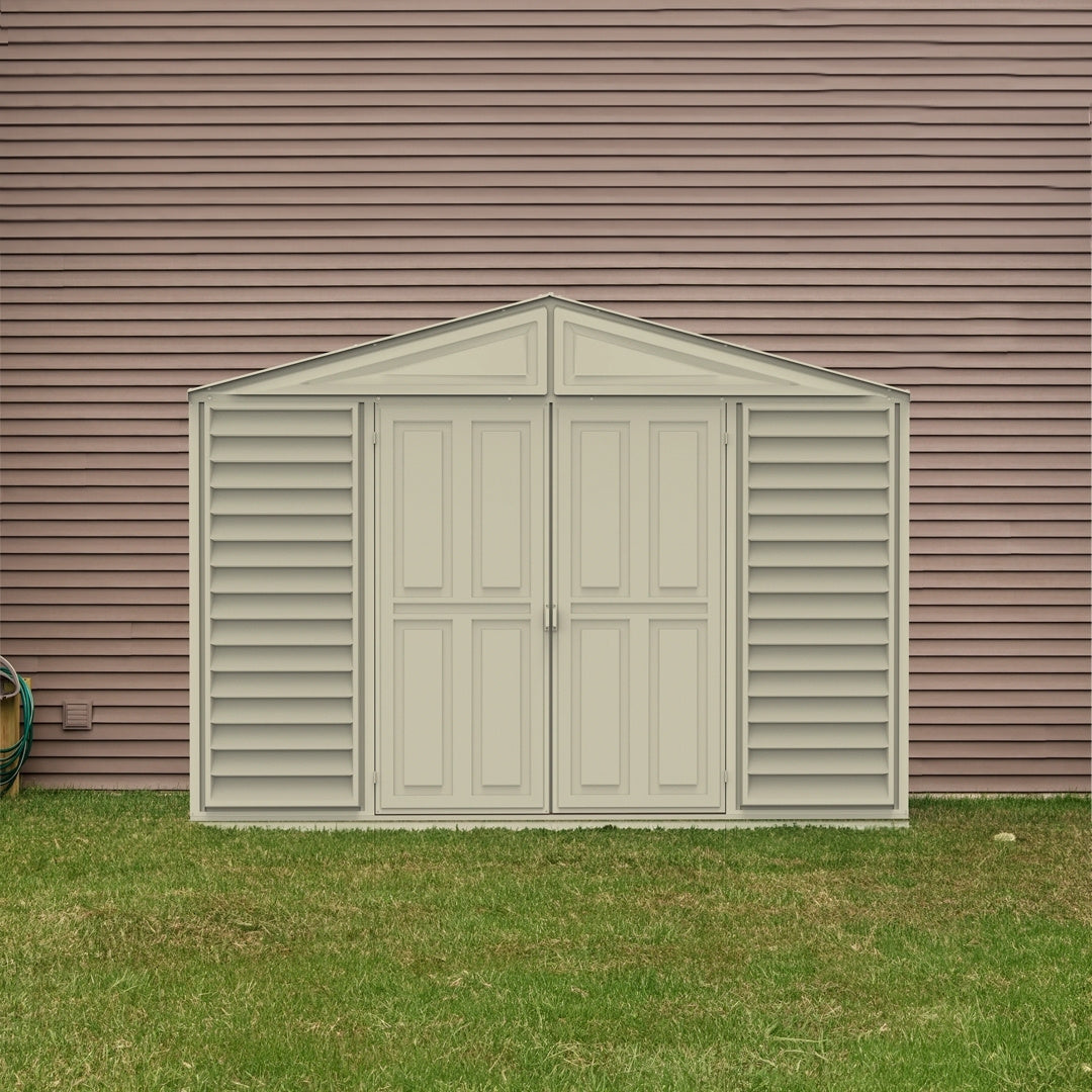Duramax SidePro Shed 10ft x 3ft Ivory