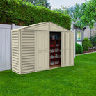 Duramax SidePro Shed 10ft x 3ft Ivory