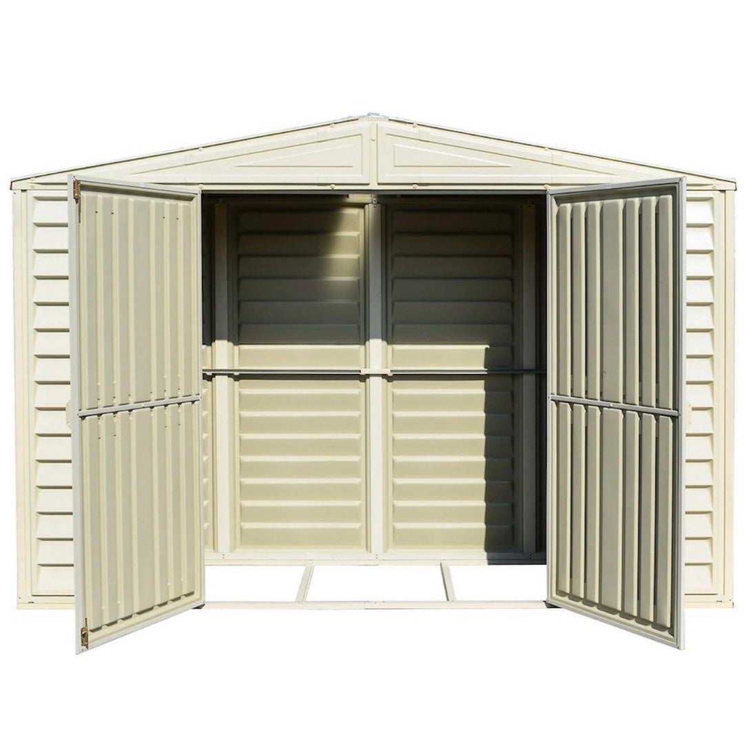 Duramax SidePro Shed 10ft x 3ft Ivory