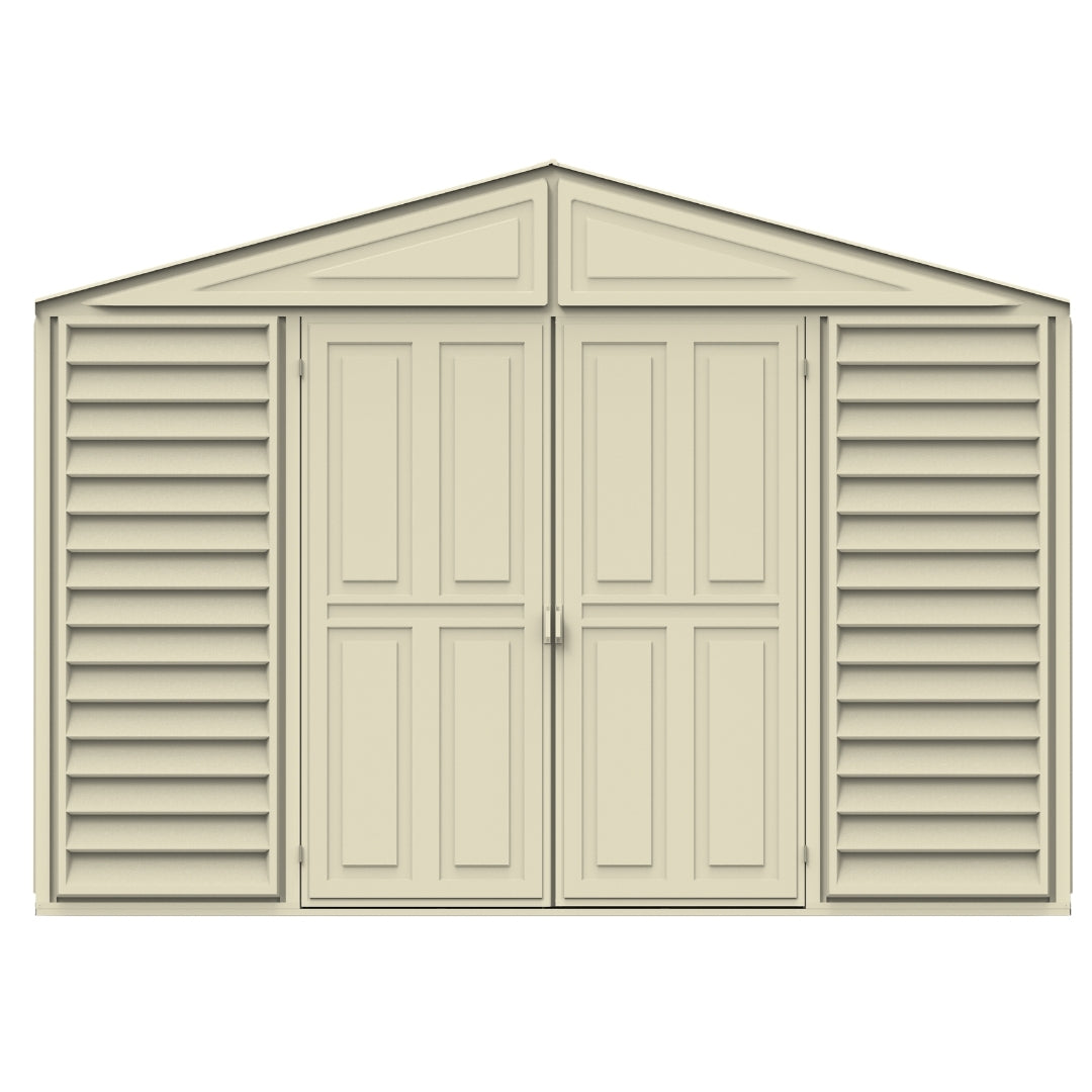 Duramax SidePro Shed 10ft x 3ft Ivory