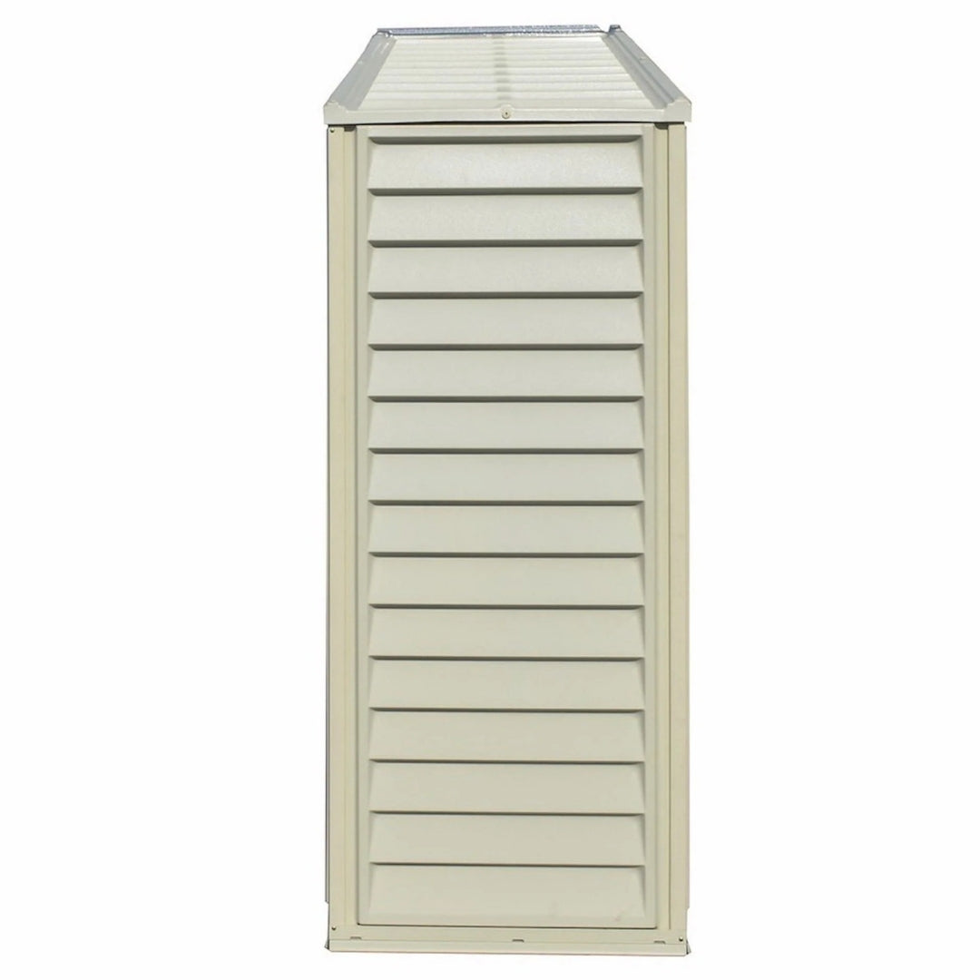 Duramax SidePro Shed 10ft x 3ft Ivory