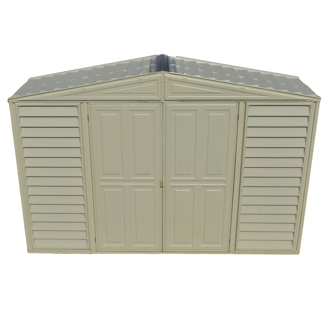 Duramax SidePro Shed 10ft x 3ft Ivory