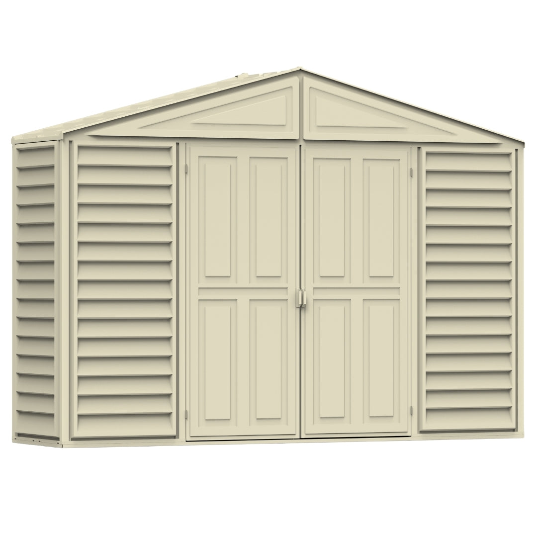 Duramax SidePro Shed 10ft x 3ft Ivory