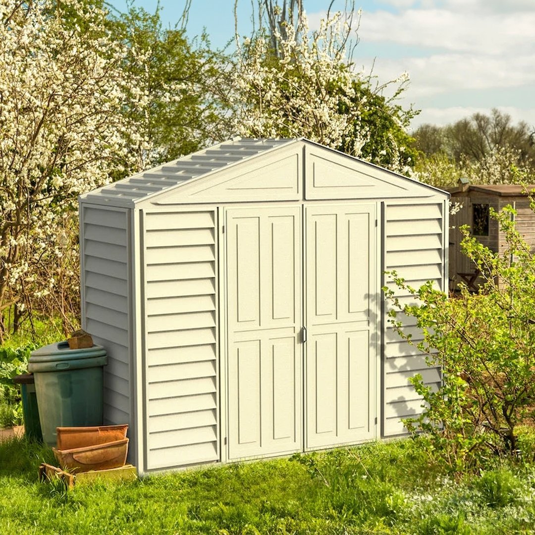 Duramax SidePro Shed 10ft x 3ft Ivory