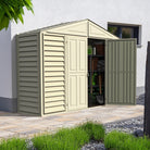 Duramax SidePro Shed 10ft x 3ft Ivory