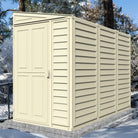 Duramax Sidemate Shed 4ft x 8ft Ivory