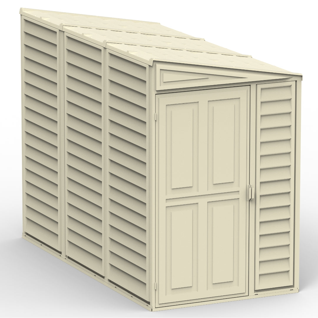 Duramax Sidemate Shed 4ft x 8ft Ivory