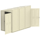 Duramax Sidemate Shed 4ft x 8ft Ivory