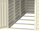 Duramax Sidemate Shed 4ft x 8ft Ivory