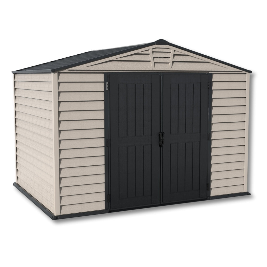 Duramax StoreMax Plus Shed 10ft x 8ft Light Grey & Dark Grey