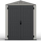 Duramax YardMate Plus Shed 5ft x 5ft Adobe & Dark Grey