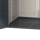 Duramax YardMate Plus Shed 5ft x 5ft Adobe & Dark Grey