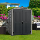 Duramax YardMate Plus Shed 5ft x 5ft Adobe & Dark Grey