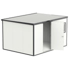 Duramax Flat Roof Building 13ft x 10ft White With Anthracite Trim