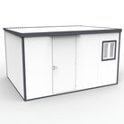 Duramax Flat Roof Building 13ft x 10ft White With Anthracite Trim