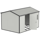 Duramax Gable Roof Building 13ft x 10ft White With Anthracite Trim