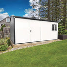 Duramax Gable Roof Building 13ft x 10ft White With Anthracite Trim