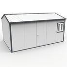 Duramax Gable Roof Building 16ft x 10ft White With Anthracite Trim