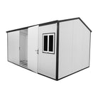Duramax Gable Roof Building 16ft x 10ft White With Anthracite Trim